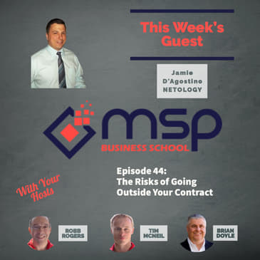 Jamie D'Agostino Netology "The Risk You Take When Going Outside Your Contract"