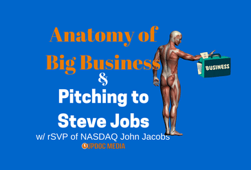 Anatomy of Big Business and Pitching to Steve Jobs w. rSVP of NASDAQ John Jacobs