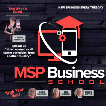 Carrie Simpson, Managed Sales Pros, "How I opened a call center overnight, from another country"