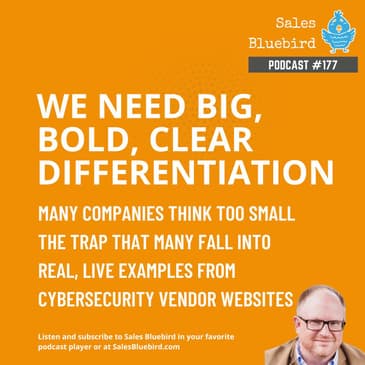 177: How to think bigger, bolder and clearer when differentiating