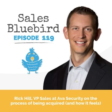 119: Rick Hill, VP Sales at Ava Security, on the process of being acquired (and how it feels)