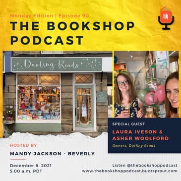 Laura Iveson and Asher Woolford, co-owners Darling Reads, West Yorkshire