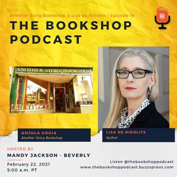 Another Story Bookshop and author, Lisa de Nikolits