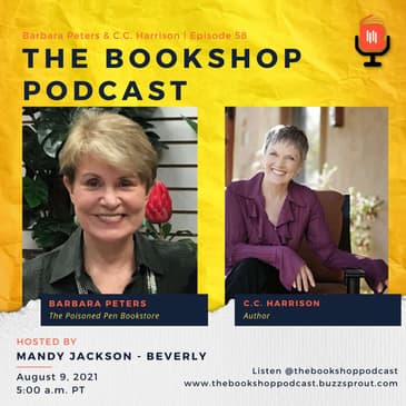 Barbara Peters owner The Poisoned Pen, and Author C.C. Harrison