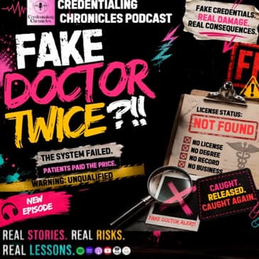 Fake Doctor Twice?! Arrested. Released. Arrested Again.