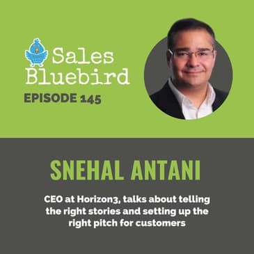 145: Snehal Antani, CEO at Horizon3, talks about telling the right stories and setting up the right pitch for customers