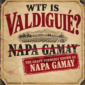 WTF is Valdiguié? Don't Call It Napa Gamay!