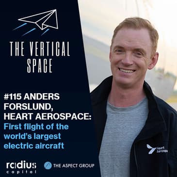 #115 Anders Forslund, Heart Aerospace: First flight of the world’s largest electric aircraft