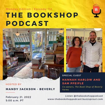Hannah Harlow and Sam Pfeifle, Co-Owners of The Book Shop of Beverly Farms