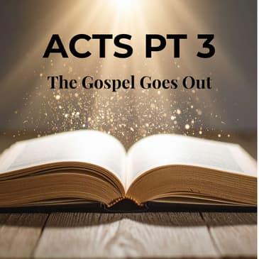 Acts Pt 3: The Gospel Goes Out
