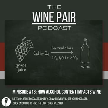 Minisode #18: How Alcohol Content Impacts Wine