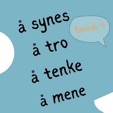 #5 Å tro - å synes - å tenke - å mene: the subtle art of expressing opinions in Norwegian [vokabular]