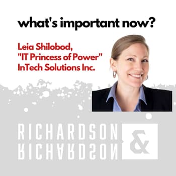 Leia Shilobod WINs through thought leadership and building process!