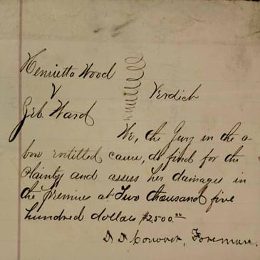 #15 - Henrietta Wood: An American Hero You Never Heard Of