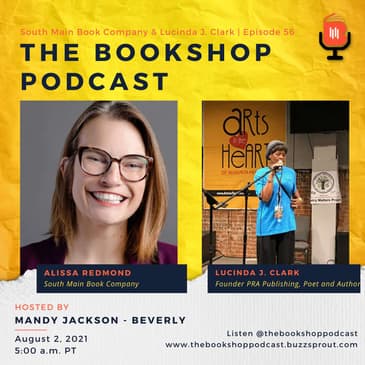 Alissa Redmond, Owner South Main Book Company, and Poet and Owner PRA Publishing Lucinda J. Clark