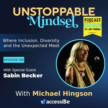 Episode 106 – Unstoppable Thalidomide Survivor with Sabine Becker