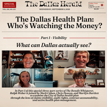 The Dallas Health Plan, Part 1: 99% Accurate – – But 99% of What?