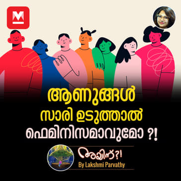 ആണുങ്ങൾ സാരി ഉടുത്താൽ ഫെമിനിസമാവുമോ ?!