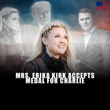 Mrs. Erika Kirk Accepts Charlie's Presidential Medal of Freedom on His 32nd Birthday