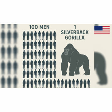 THOUGHTCRIME Ep. 82 — 100 Men vs. A Gorilla? Dad Bod or Gay Bod? AI vs. Redditors?