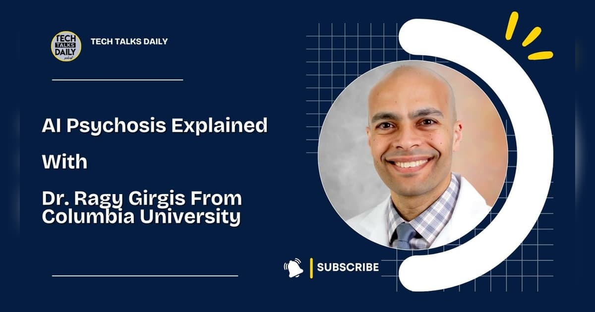 Mr Rafik Ragy AI Psychosis Explained With Dr. Ragy Girgis From Columbia University ...