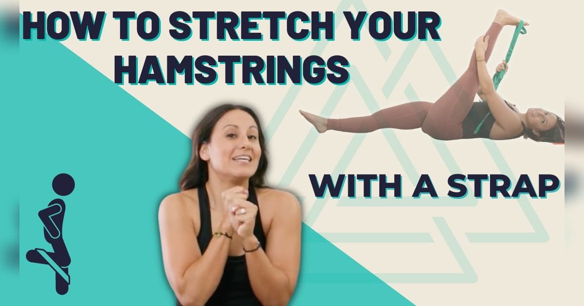 Pt Hamstring Stretch Rope How to stretch your hamstrings with a strap | The PT Podcast Network ...