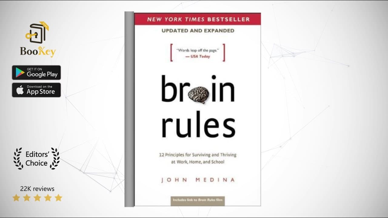 Brain Rules Book Summary By John Medina Understand our brain to live a ...