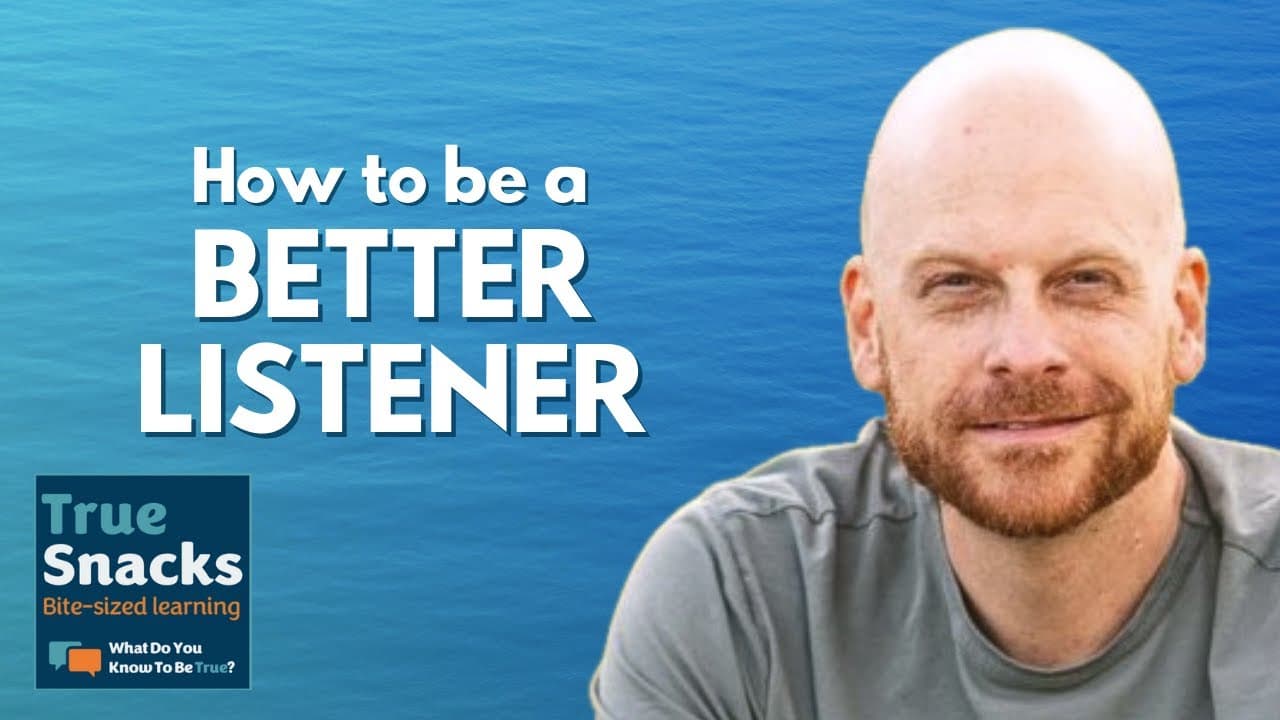 How to be a better listener | Art of Listening with Nicholas Whitaker ...