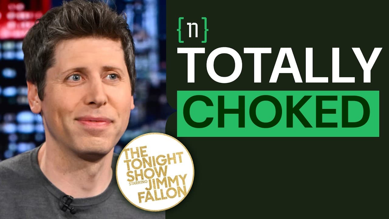 Sam Altman Is NO Steve Jobs: Why He FAILED to Sell AI on Jimmy Fallon ...