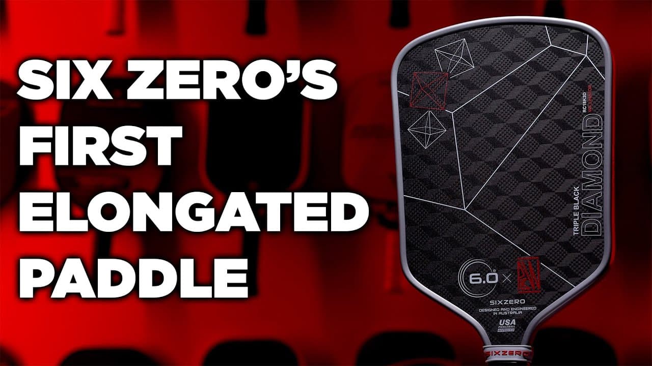 Six Zero Triple Black Diamond Review | The Paddle for Tennis Players ...