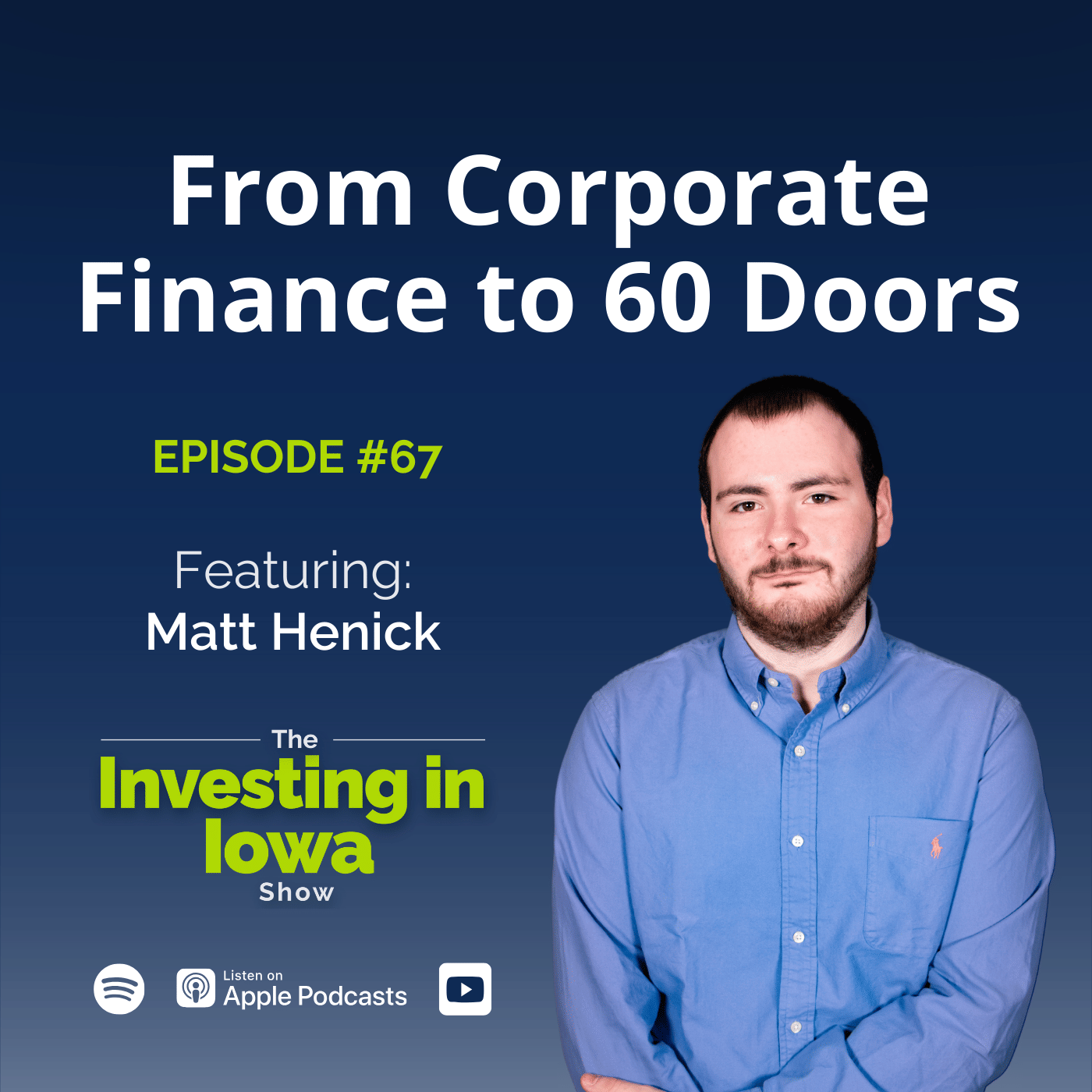 EP 67 From Corporate Finance to 60 Doors: Matt Henick's Real Estate ...